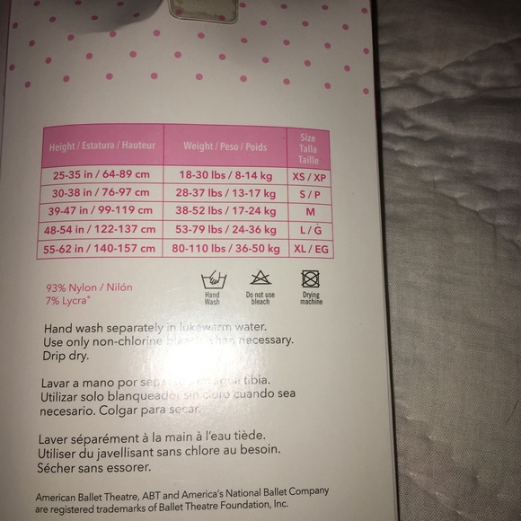 Girls Ballet Tights( Item has Sold) - Picture 3 of 3